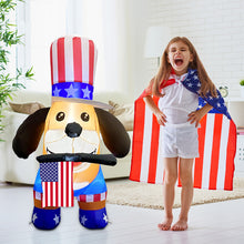 Load image into Gallery viewer, 5FT Independence Day Inflatable Dog
