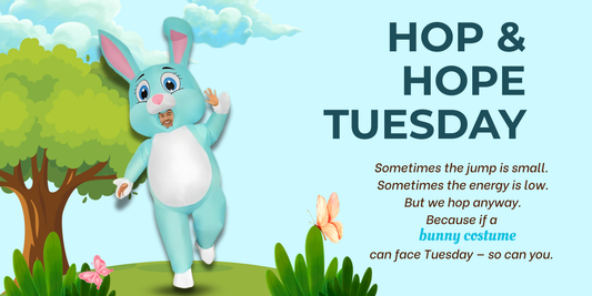 Hop & Hope Tuesday – Bouncing Through the Week in Style 🐰