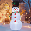 GOOSH 5 Ft Inflatable Snowman Christmas Outdoor Decoration Blow Up Snowman Christmas Yard Decoration with Branch Hand Blow Up Holiday Indoor Outdoor Party Garden Yard Decorations