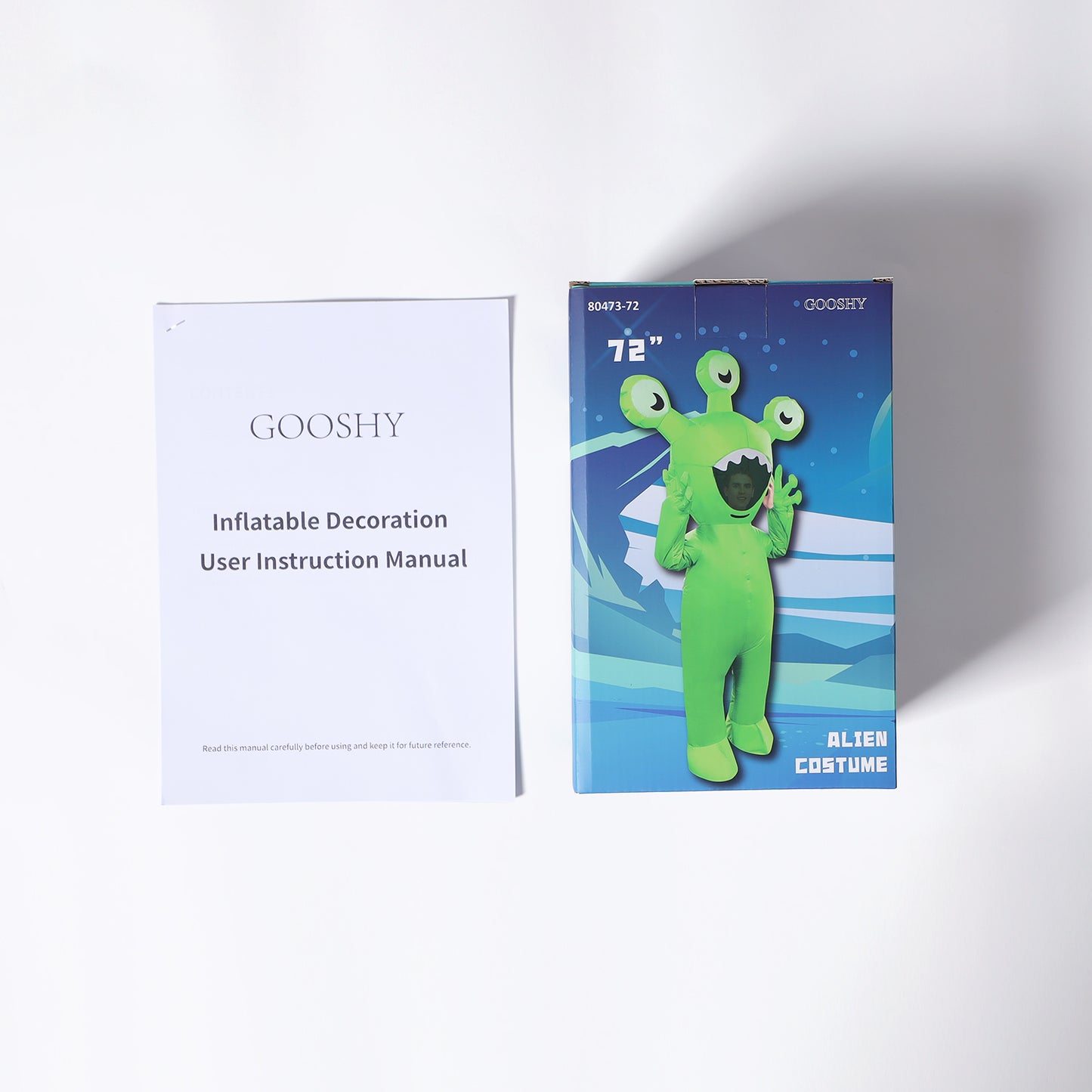 GOOSHY Halloween Inflatable Alien Costume Adult Dress-Up Costumes Adults Blow Up Costumes Inflatables Funny Ride on Blow up Cosplay Costumes for Men and Women