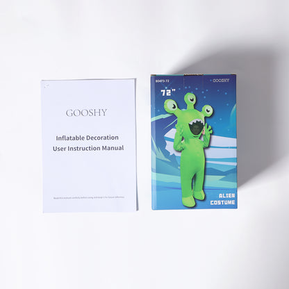 GOOSHY Halloween Inflatable Alien Costume Adult Dress-Up Costumes Adults Blow Up Costumes Inflatables Funny Ride on Blow up Cosplay Costumes for Men and Women