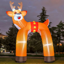 Load image into Gallery viewer, GOOSH 13.5ft Christmas Inflatables Outdoor Decorations, Blow Up Reindeer Arch Inflatable with Built-in LEDs for Christmas Indoor Outdoor Yard Lawn Garden Decorations #27297
