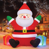5FT Tall Santa Claus with Hands Lifting Up