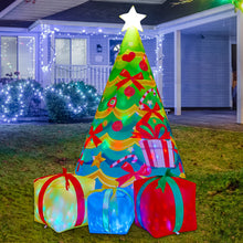 Load image into Gallery viewer, 7FT Christmas Tree with Gifts and Red Bowknots
