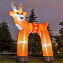 Load image into Gallery viewer, GOOSH 13.5ft Christmas Inflatables Outdoor Decorations, Blow Up Reindeer Arch Inflatable with Built-in LEDs for Christmas Indoor Outdoor Yard Lawn Garden Decorations #27297
