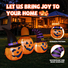 Load image into Gallery viewer, 5FT INFLATABLE HALLOWEEN THREE PUMPKINS COMBO
