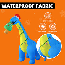 Load image into Gallery viewer, GOOSH 10ft Christmas Inflatables Outdoor Decorations, Blow Up Dinosaur Christmas Tree Inflatable with Built-in LEDs for Christmas Indoor Outdoor Yard Lawn Garden Decorations #27247
