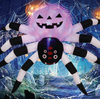 5 FT Halloween Inflatable Purple Spider with Red Dots