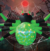9FT Halloween Inflatable Spider in Green