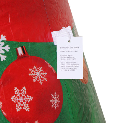 FUTURE HOME 7 FT Chirstmas Tree Inflatable toys showing Chirstmas Tree Blow Up Yard Present Box with Built-in LEDs for Indoor Party Garden Lawn Decor