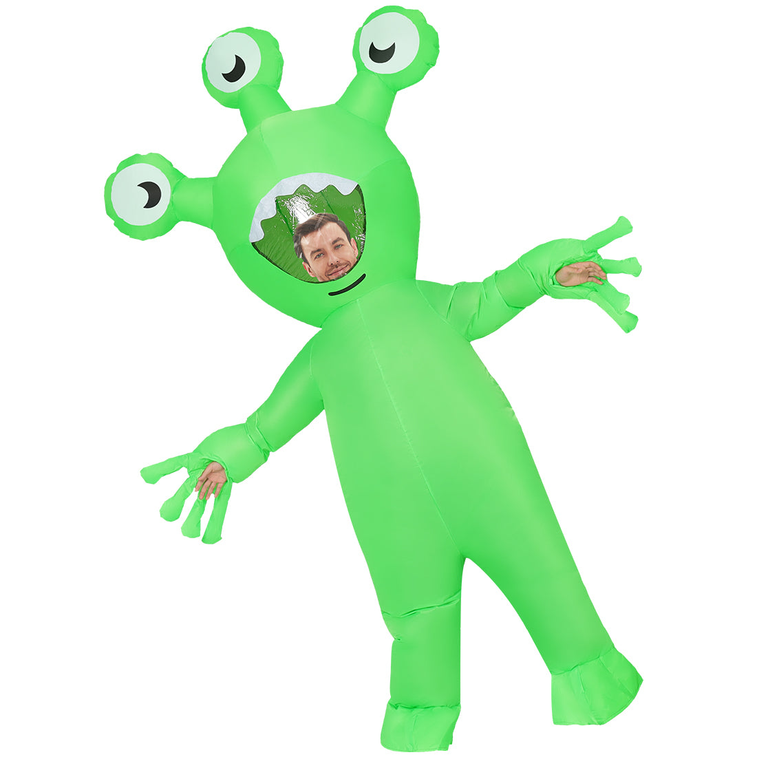 GOOSHY Halloween Inflatable Alien Costume Adult Dress-Up Costumes Adults Blow Up Costumes Inflatables Funny Ride on Blow up Cosplay Costumes for Men and Women