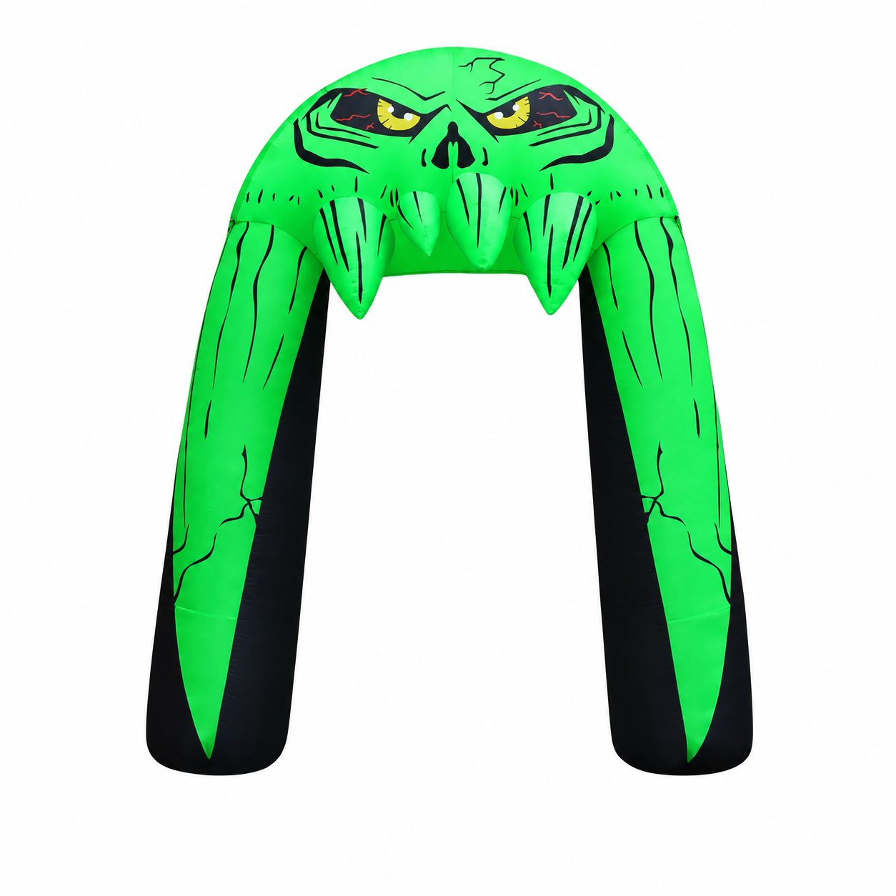 GOOSH 10ft Light-Up Inflatable Monster Mouth Archway Halloween Yard Decoration
