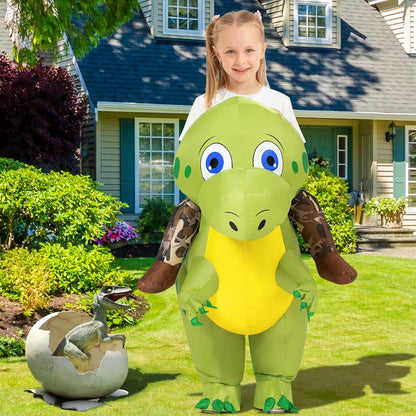 GOOSH Inflatable T-Rex Dinosaur Costume – Fun, Hilarious, and Realistic Blow-Up Dinosaur Outfit for Kids & Adults, Perfect for Halloween, Parties, and Special Events