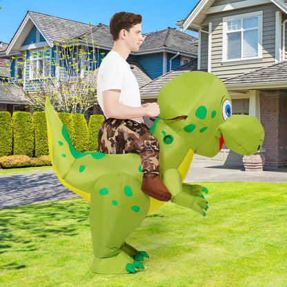 GOOSH Inflatable T-Rex Dinosaur Costume – Fun, Hilarious, and Realistic Blow-Up Dinosaur Outfit for Kids & Adults, Perfect for Halloween, Parties, and Special Events