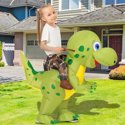 GOOSH Inflatable T-Rex Dinosaur Costume – Fun, Hilarious, and Realistic Blow-Up Dinosaur Outfit for Kids & Adults, Perfect for Halloween, Parties, and Special Events