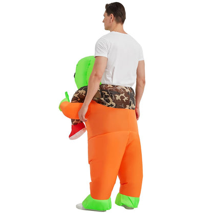 GOOSH Inflatables Costume for Adults Alien Costume Men Women Funny Blow up Halloween Costume for Fancy Dress Cosplay