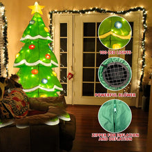 Load image into Gallery viewer, 7Ft Inflatable Christmas Yard Decorations, Christmas Inflatables Outdoor Decorations Waterproof, Inflatable Christmas Tree with Stakes Ropes
