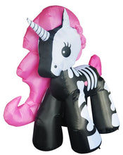 Load image into Gallery viewer, 6FT Inflatable Halloween Decorations Inflatables Skeleton Unicorn,Blow Up Skeleton Unicorn Halloween Outdoor Yard Decorations
