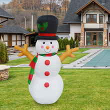 Load image into Gallery viewer, Christmas Inflatables 5FT Tree Hand Snowman with Bright LED Light Yard Decoration,Christmas Blow Up Yard Decoration,Chirstmas Inflatables Clearance for Xmas Party,Indoor,Outdoor,Garden,Yard Lawn
