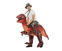 Load image into Gallery viewer, GOOSH Inflatable Costume for Adults and Children, Halloween Costumes Men Women Dinosaur Rider, Blow Up Costume for Unisex Godzilla Toy
