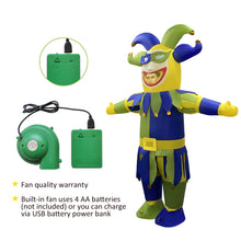 Load image into Gallery viewer, Halloween Inflatable 6FT Circus Clown Costume Air Blow up Costume for Halloween Party
