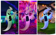 Load image into Gallery viewer, GOOSH 5FT Halloween Deractions Inflatable Halloween Hunting Ghost Blow Up Yard Decoration Clearance with LED Lights Built-in for Holiday/Party/Yard/Garden
