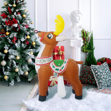 Load image into Gallery viewer, GOOSH 5.5 FT Height Christmas Inflatables Outdoor Reindeer, Blow Up Yard Decoration Clearance with LED Lights Built-in for Holiday/Christmas/Party/Yard/Garden
