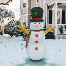 Load image into Gallery viewer, Christmas Inflatables 5FT Tree Hand Snowman with Bright LED Light Yard Decoration,Christmas Blow Up Yard Decoration,Chirstmas Inflatables Clearance for Xmas Party,Indoor,Outdoor,Garden,Yard Lawn
