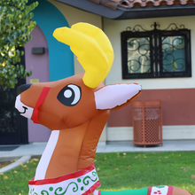 Load image into Gallery viewer, GOOSH 5.5 FT Height Christmas Inflatables Outdoor Reindeer, Blow Up Yard Decoration Clearance with LED Lights Built-in for Holiday/Christmas/Party/Yard/Garden
