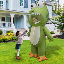 Load image into Gallery viewer, Halloween Inflatable 6FT Frog Costume Air Blow up Costume for Halloween Party
