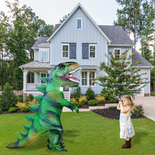 Load image into Gallery viewer, GOOSH 72 Inch Inflatable Costume for Adults, Halloween Dress Up Men Women Dinosaur
