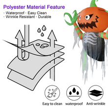Load image into Gallery viewer, 5-Foot H Halloween Inflatable Decoration Hanging Skeleton Pumpkin Spirit Raising Hand Built-in with LED Light, Indoor/Outdoor, Yard, Garden, Lawn Halloween Blow Up Party Décor
