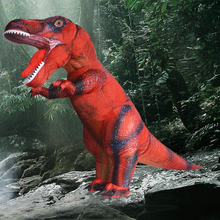 Load image into Gallery viewer, GOOSH Halloween Inflatables Costume Full Body Trex Dinosaur Blow Up Clearance Fancy Dress for Adult Holiday Cosplay Christmas Party Unisex
