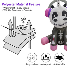 Load image into Gallery viewer, Halloween Inflatable 5.5FT Fashion Skull Unicorn with Built-in LEDs Blow Up Yard Decoration for Holiday Party Indoor, Outdoor, Yard, Garden, Lawn
