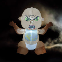 Load image into Gallery viewer, GOOSH 2.6 Foot High Halloween Inflatables Halloween Car Sitting Baby with Build-in LED Light Blow Up Inflatables for Car Decorations, Let People Increase The Fun of Driving, Driving is Not Boring
