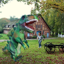 Load image into Gallery viewer, GOOSH 72 Inch Inflatable Costume for Adults, Halloween Dress Up Men Women Dinosaur
