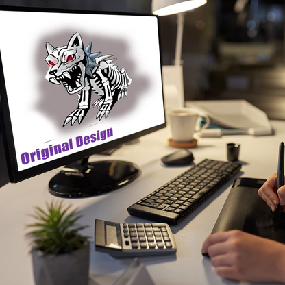 GOOSH 4.9 FT Tall Halloween Inflatables Outdoor Sitting Skeleton Dog, Blow Up Yard Decoration Clearance with LED Lights Built-in for Holiday/Party/Yard/Garden