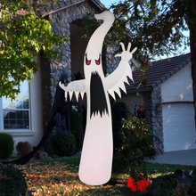 Load image into Gallery viewer, GOOSH 12 FT Height Halloween Inflatable Outdoor Colorful Dimming Ghost, Blow Up Yard Decoration Clearance with LED Lights Built-in for Holiday/Party/Yard/Garden
