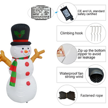 Load image into Gallery viewer, Christmas Inflatables 5FT Tree Hand Snowman with Bright LED Light Yard Decoration,Christmas Blow Up Yard Decoration,Chirstmas Inflatables Clearance for Xmas Party,Indoor,Outdoor,Garden,Yard Lawn
