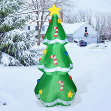 Load image into Gallery viewer, GOOSH 5 FT Height Christmas Inflatables Tree Decorations, Blow Up Yard Decoration Clearance with LED Lights Built-in for Holiday/Party/Yard/Garden
